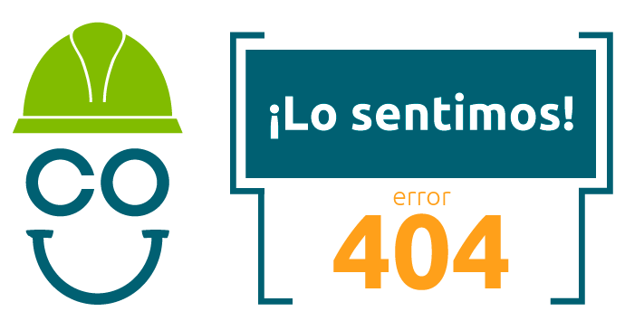 ¡Lo sentimos! error 404